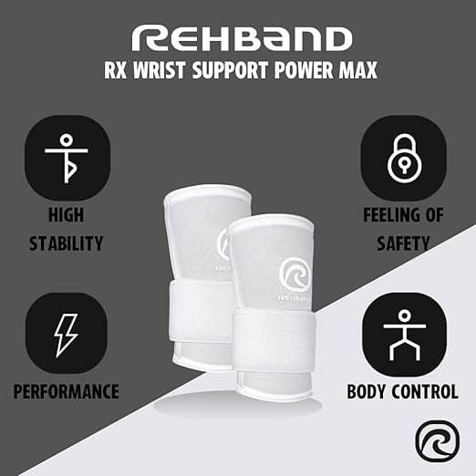 Rehband RX Wrist Support Power Max, 3-in-1 Neoprene Sleeve + Wrap for Strength Training, Protects during Kettlebell Training, stabilizes wrist, forearm protection, Colour:Camo, Size:Small