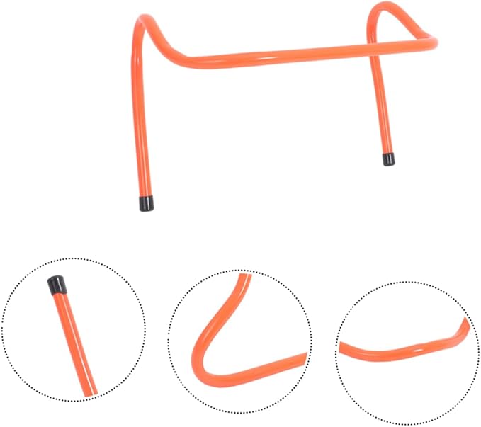 KICHOUSE 4pcs Agility Hurdles for Boys and Girls Training Equipment for Soccer Basketball Fitness Speed Coordination and Flexibility Sports Activities