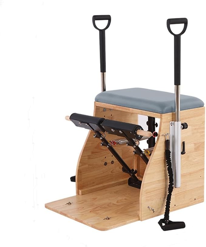 Pilates Chair, Wooden Split-Pedal Chair, and Combination Chair Set, Suitable for Home and Studio use.