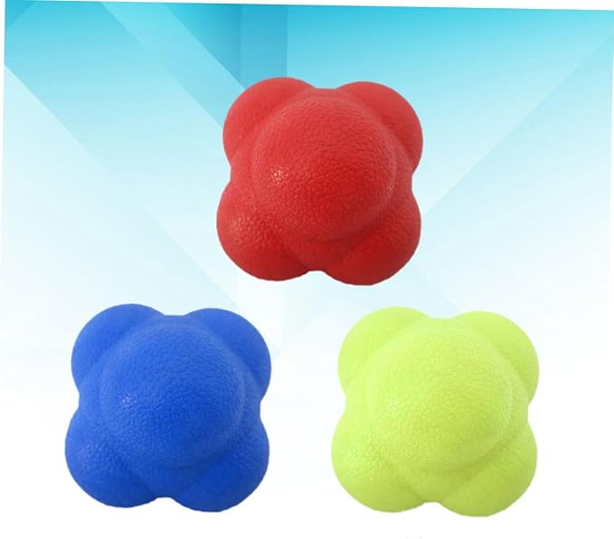 YARNOW 3pcs Reflex Ball Reaction Balls for Workout Sports Training Reflexes Agility Coordination Bounce for Fitness Hand-Eye Coordination