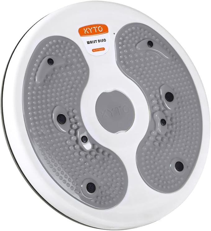KYTO Waist Twister Disc – Core Trainer Board with Digital Counter, Ab Workout Equipment with 360° Rotation, Non-Slip Foot Massage Design for Home, Office Fitness