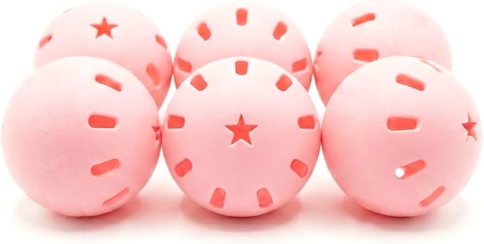 Bandit Sports Coach RAC Popper Plastic Baseballs, Made of Impact-Resistant and Rebounding Material, Perfect Practice Baseballs for Baseball Training (6 Pack)