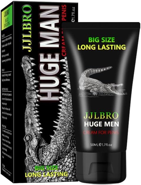 Long Lasting Male Enhancement Gel, Body Cream for Private Part, Men's Re-Vitalize Enlargement Cream, Enhance Size and Performance – Get Bigger Thicker and Stronger (Huge Men XXL)
