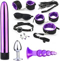Pilates 7-Piece Fashion Design Nylon Combination Set (Purple), Fun Cosplay Equipment Accessories, Wrist and Hip Yoga Supplies, Couple Gifts
