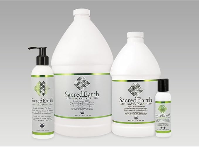 Sacred Earth Organic Massage Oil - half gallon by Sacred Earth Botanicals