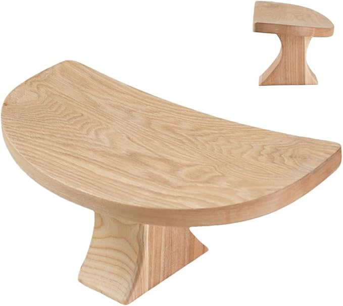 Meditation Bench,No Assembly Required Prana Yoga Meditation Stool,Wooden Kneeling Ergonomic Seiza Seat,Seiza Prayer Bench