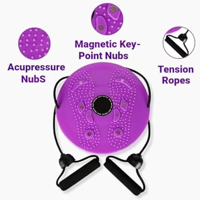 Waist Sculptor, 2026 New Waist Sculptor Twister, Waist Twister Machine Exercise with Arm Bands, Body Shaping Waist Sculptor Twist with Drawstring and Foot Massage for Exercise, Legs, Buttocks, Hip