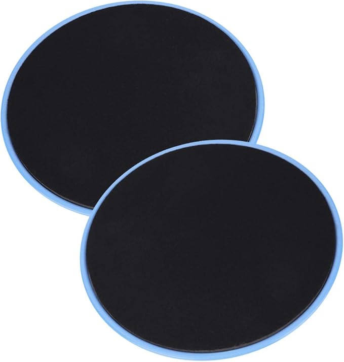 2Pcs Exercise Sliding Discs, Fitness Core Sliders for Full Body Workout, ABS Discs for Wood Carpet Rug Tile, Portable Workout Equipment for Gym Yoga Dance Physical