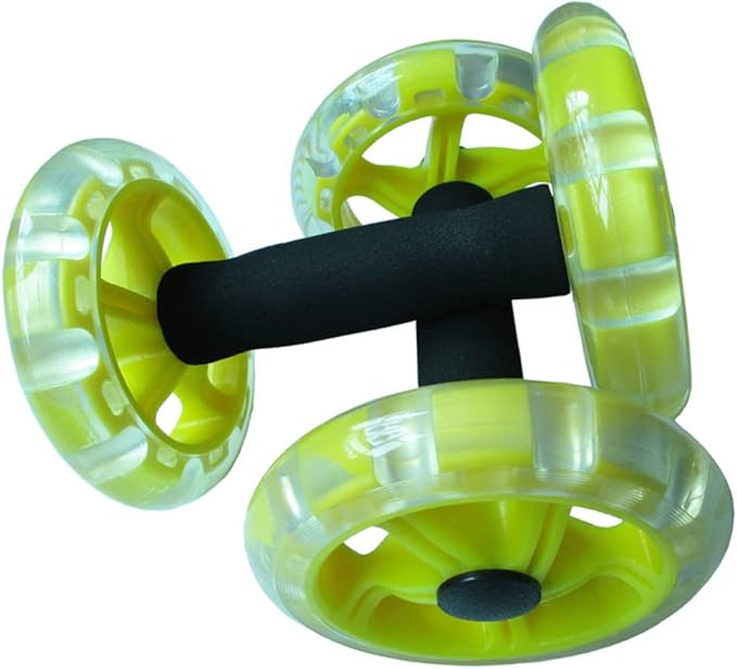 BESPORTBLE Ab Wheel Ab Roller Belly Tummy Posture Single Abdominal Exercise Abdomen Exercise Equipment Muscles Abdominal Wheel Workout Strength Fitness Roller Exercise Roller Wheel Yellow