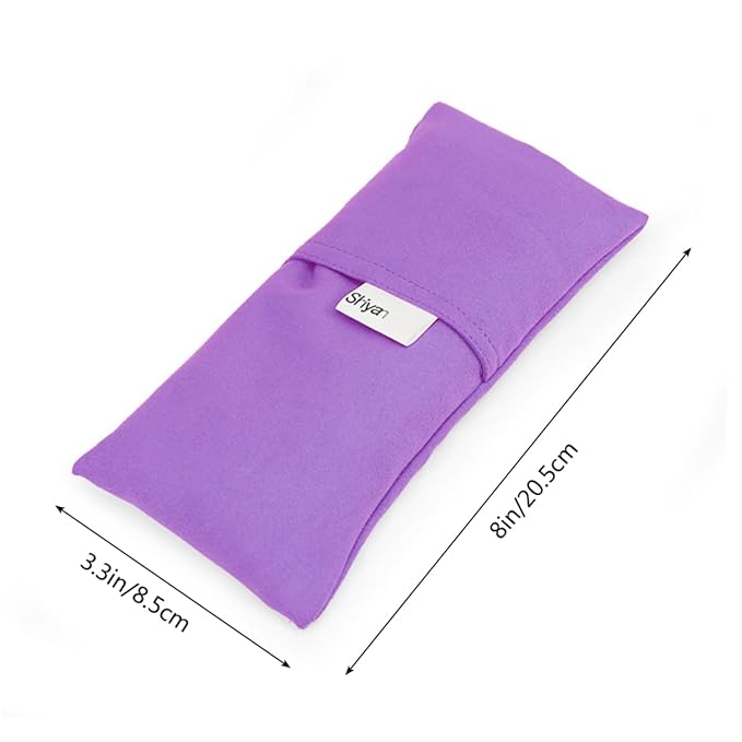 Lavender Eye Pillow for Yoga Meditation Relaxation Soft Lightweight Design for Home and Travel Aromatherapy Benefits for Men and Women