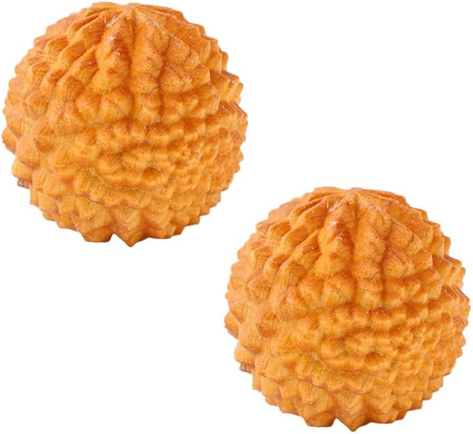 1Pairs/2pcs Relieve Stress Tension with Thuja Wooden Hand Massage Ball for Yoga Meditation Exercise Ball Massage Tools Wooden Crafts