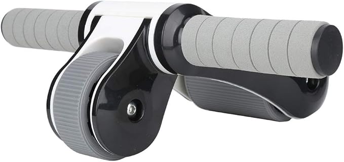 2 Wheels Ab Roller Wheel Abdominal Exerciser with Knee Pad Home Fitness Equipment