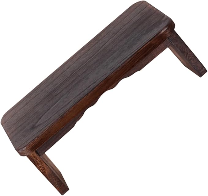 Wood Kneeling Stool Foldable Meditation Bench for Worship Home Use and Travel Wooden Design for Comfortable Sitting and Prayer