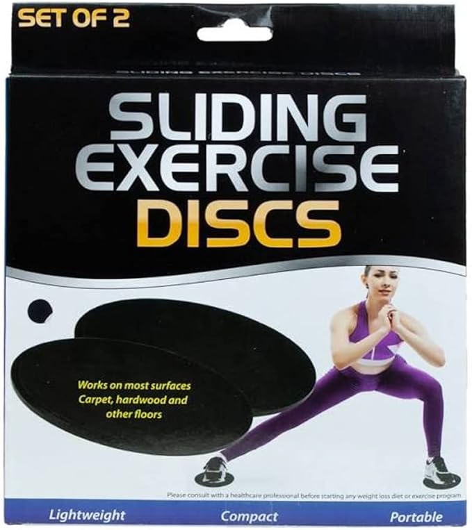 Sliding Exercise Discs Tone or Strengthen for Core and AB Workout Sliders Sport Full Body Workout