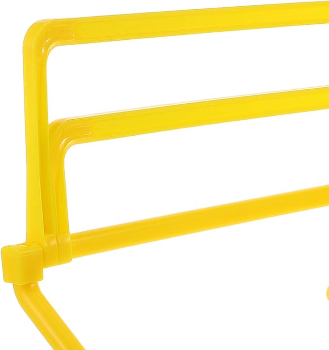 Soccer Agility Training Hurdles Adjustable Height Speed Hurdles Set with Ladder Bars for Football Footwork Drills Indoor Outdoor Training Equipment