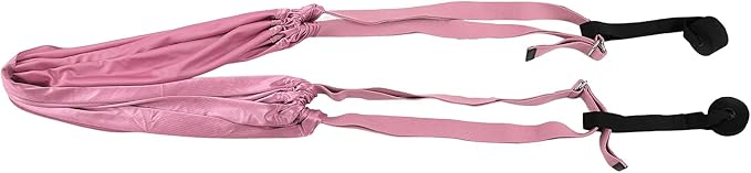 Premium Aerial Hammock Yoga Swing Kit Yoga Hammock Handstand Split Leg Stretchable Training Portable Elastic Aerial Hammock for Home Sky Blue(Pink)