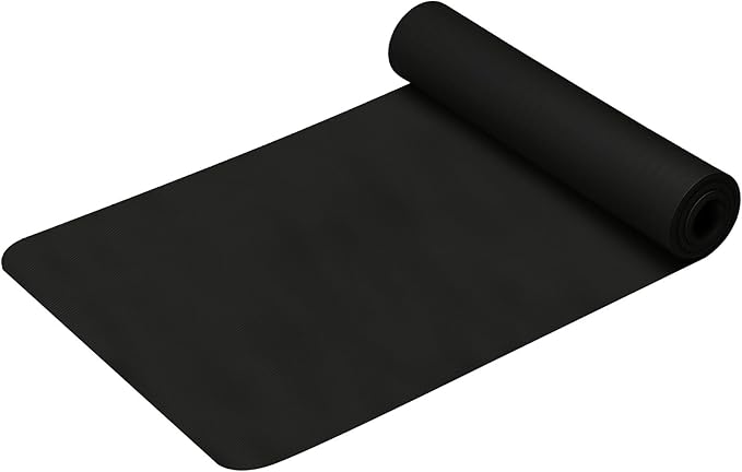 Thick Yoga Mat, 1/5 Inch Anti-Tear Extra Thick High Density Non Slip Workout Mat with Carrying Strap,Wide Yoga Mat for Stretching Home Fitness Pilates Gym Floor
