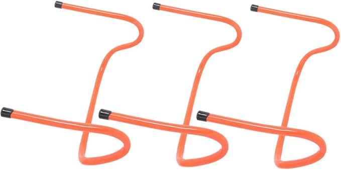 3pcs Agility Hurdles for Sports Training Plastic Speed Hurdles for Football Basketball and Track Practice Coordination and Flexibility for Boys and Girls