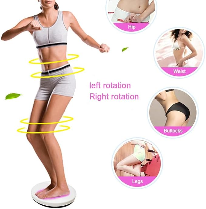 Twister,Ab twister board for exercise with pull rope 12 in waist twisting disc waist trimmer balance rotating twisting boards with massage foot sole for slimming waist arms hips and thighs