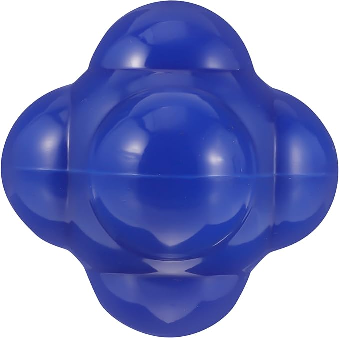 Healifty Large Hexagonal Reaction Ball for Agile Fitness Training Exercise Ball for Baseball and Multi Sport Reflex Speed Blue Agile Trainer for Home Workouts and Coordination Improvement