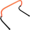 Adjustable 2-Level PVC Plastic Football Training Hurdle, Foldable Compact Agility Hurdle for Soccer and Running Training Equipment