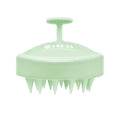 HEETA Scalp Massager Hair Growth, Soft Silicone Scalp Scrubber Shampoo Brush for Exfoliation, Dandruff Removal Head Massage Stress Relax, Wet & Dry Use for Thick Thin Curly Hair Care, Lime Green