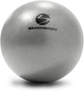 BODi Core Ball for Core Strengthening, 8" Small Exercise Ball, Lightweight, Durable, Inflatable, Home Gym Workout Equipment for Yoga, Pilates, Fitness, Inflation Straw and Plug Included, Silver