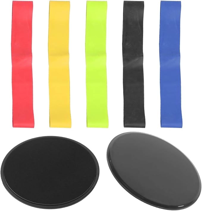 Fitness Sliding Disc Workout Equipment Core Slider Exercise Training Disks for Home Gym Street Workout ABS Material Pink Black Red Blue Green Orange 2 Pack