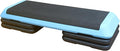 43'' Exercise Aerobic Step Platform, Adjustable Height 4-6-8in Exercise Stepper Workout with 4 Detachable Risers, Aerobics Stepper Workout Stepper for Home Gym Cardio Strength & Training