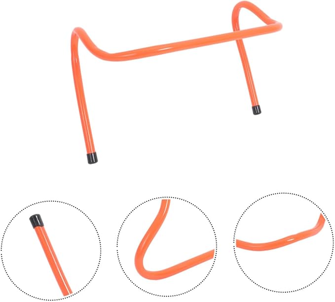 Cabilock 4pcs Agility Training Hurdles 15cm Plastic Speed Hurdles for Soccer Football Track Practice Sports Conditioning Equipment