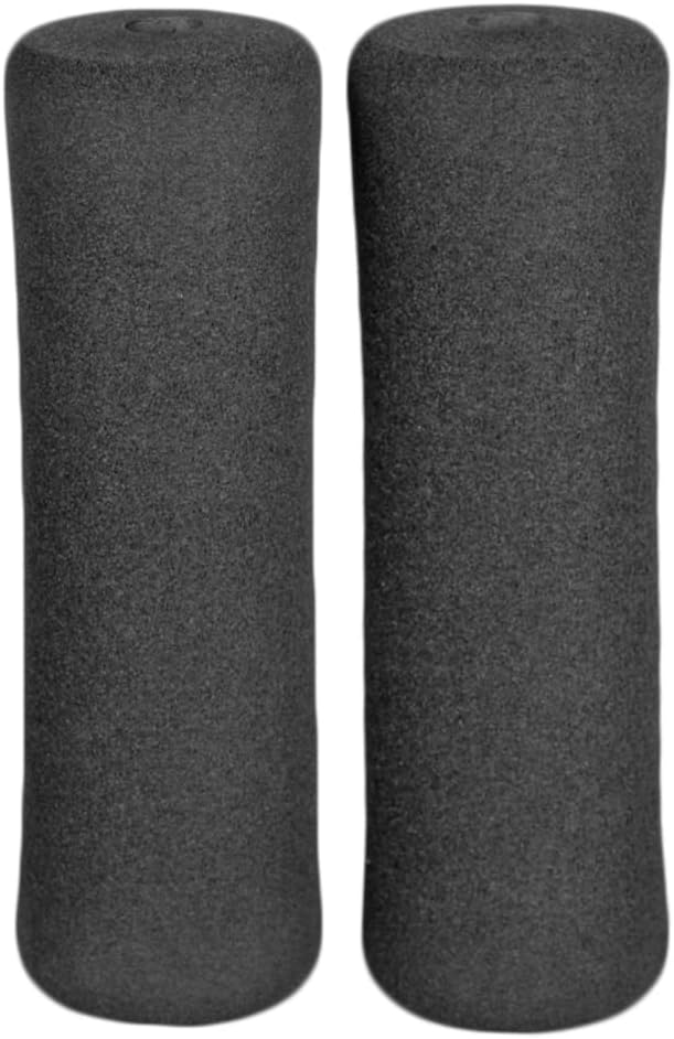 Foam Foot Pads Rollers Two Pair for Home Gym Exercise Machines Equipments Replacements with 1 Inch(2.5cm) Rod (Foam 9.25" X 2.76" Od X 0.87" Id)