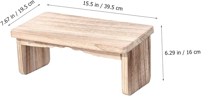 Small Folding Bench Meditation Seat Kneeler Cushion for Garden Home Yoga