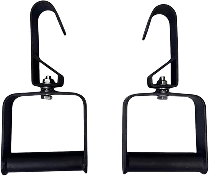 2X Pull up Handles Exercise Machine Attachment Non Slip LAT Pulldown Handle for Strength Training Resistant Bands