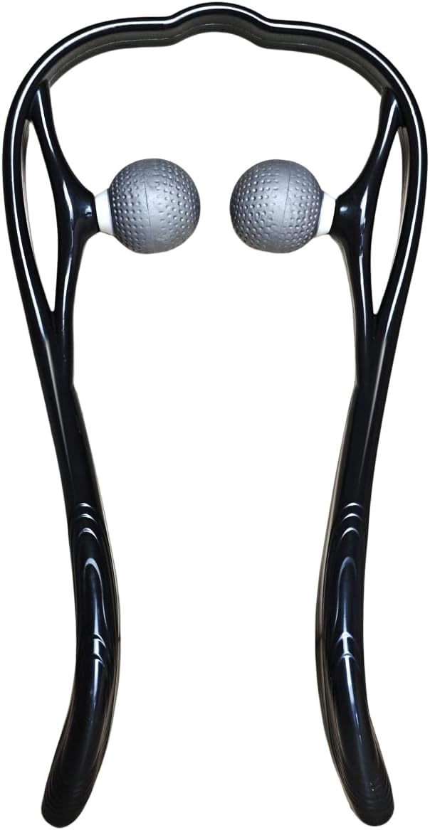 Neck Massager for Pain Relief Deep Tissue Self Trigger Point Shiatsu Shoulder & Back Massager for Neck, Shoulders, Legs, Home/Office Use