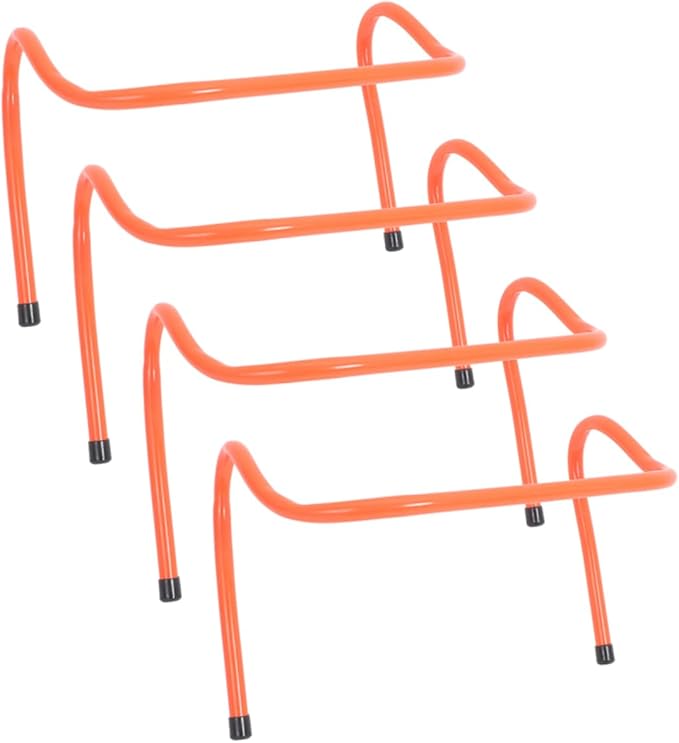 4pcs Agility Hurdles for Boys and Girls Wear-Resistant Training Equipment for Soccer Football and Athletics Speed Coordination and Core Strength Hurdles for Obstacle