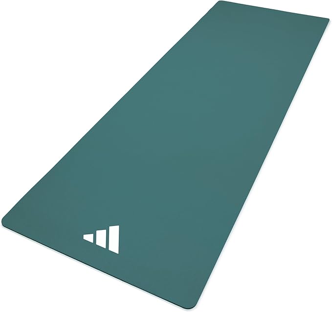 adidas Yoga Mat - Eco Friendly - Non Slip, Durable Textured Surface, 8mm