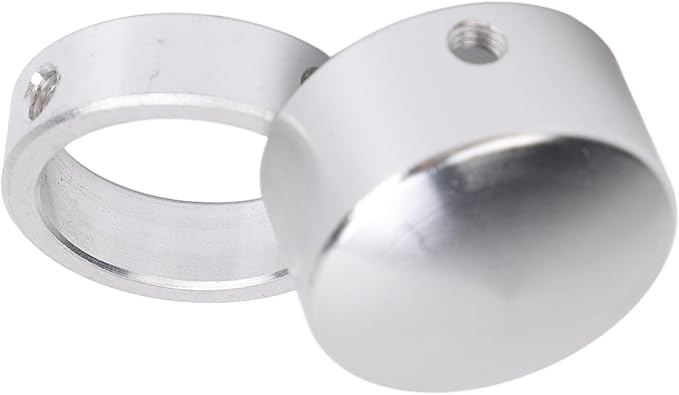 Durable 1-Inch Aluminum Handle End Cover for Fitness Equipment - Lightweight, Easy to Install, and Protective Attachment for Strength Training Machines