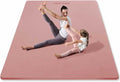 YOTTOY Large Yoga Mat (75 * 52 * 1/2inch),Extra Wide TPE Exercise Mat,Non-Slip Workout Mat for Pilates, Fitness, Barefoot, Home Gym Studio with Strap and Towel