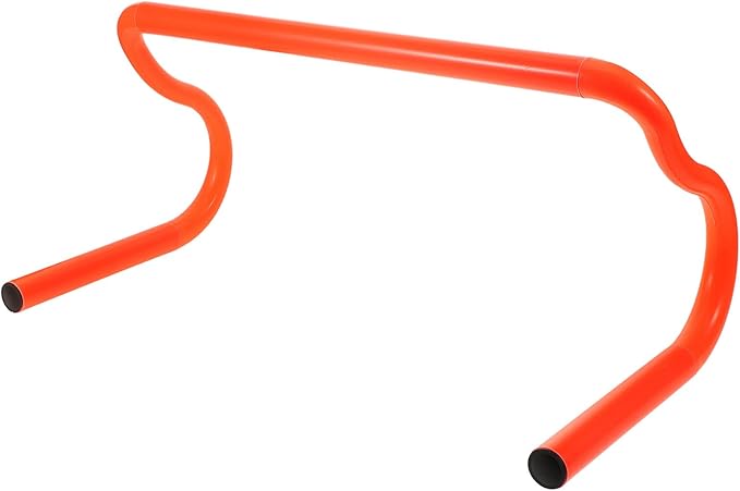 ABOOFAN Orange PVC Detachable Agility Ladder Hurdles for Soccer Training Simple Speed Practice Equipment for Athletes Outdoor Foot Sensitivity Dribbling Exercises