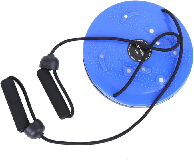 Twisting Waist Disc, Waist Sculptor Twister Board Core Twister Board Body Shaping Aerobic Exercise Fitness Machine Rotating Female Trainer Twist with Pull Rope for Home Office Slimming Foot Massage