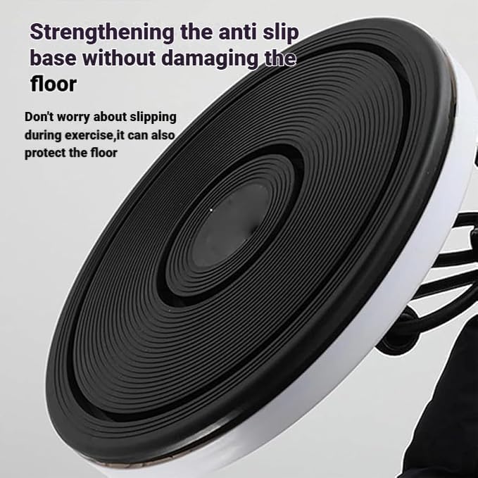 2026 New Waist Sculptor, Waist Twister Machine Exercise with Arm Bands, Adjustable Ab Twister Board Twisting Waist Disc for Exercise, Legs, Buttocks & Hip