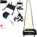 Bluedot Trading Power Running Training Speed Weight Sled, Ladder, Agility Cone Set for Athletic Exercise and Speed Improvement, Conditioning, and Cross-Training