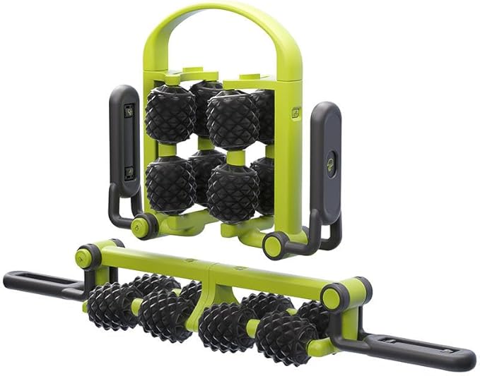 COZLOW 3 in 1 Lymphatic Drainage Massage Tool - Back Massager - Cellulite Roller - Arm + Leg Muscle Trigger Point Myofascial Release