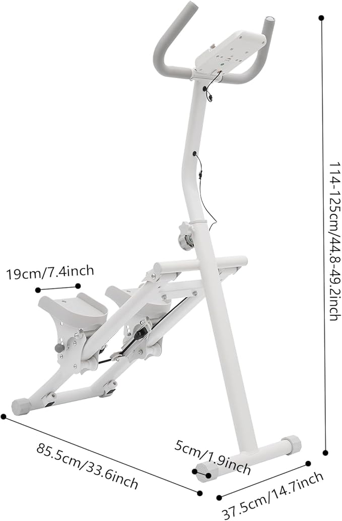 Home Climbing Stepper Machine, Foldable Stepper with Digital Monitor 3 Resistance Levels and 264LBS Capacity for Full Body Workout at Home Gym