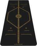 Liforme Printed Yoga Mat Collection - Free Yoga Bag Included - Patented Alignment System, Warrior-like Grip, Non-Slip, Eco-friendly, Sweat-resistant, Long, Wide and Thick for Comfort