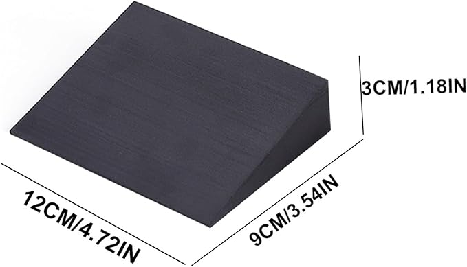 Yoga Foam Wedges 2pcs Yoga Wedge Blocks Squat Block Multi-Functional Stretch Slant Board Non-Slip Calf Raise for Sports Fitness