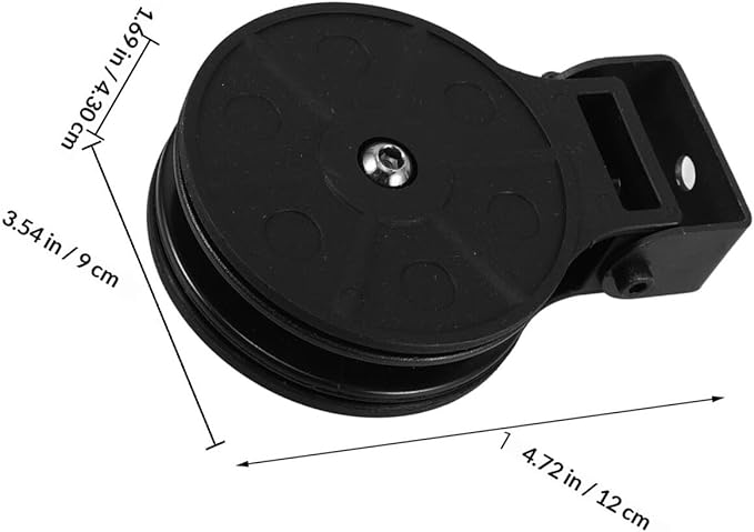 BESTonZON Gym Cable Pulley System with Traditional Pulley Wheel and Cable Attachment for Strength Training Suitable for Home Gym and Workout Equipment