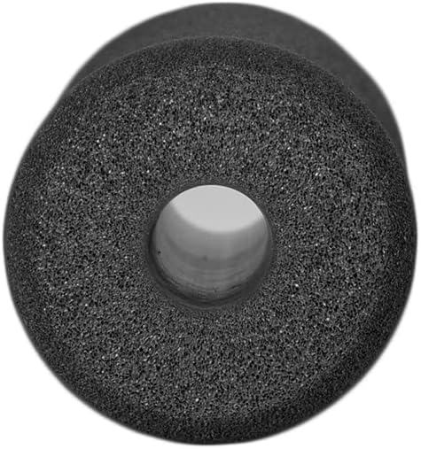 Foam Foot Pads Rollers Two Pair for Home Gym Exercise Machines Equipments Replacements with 1 Inch(2.5cm) Rod (Foam 4.53" X 2.56" Od X 0.87" Id)
