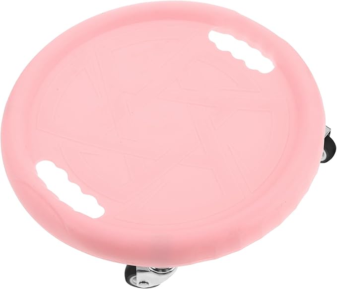 Healifty Ab Roller Wheel and Twist Board for Exercise, Pink Abs Core Strength Training Equipment with Silent Sliding Function, Home Workout Abdominal Exerciser for Men and Women