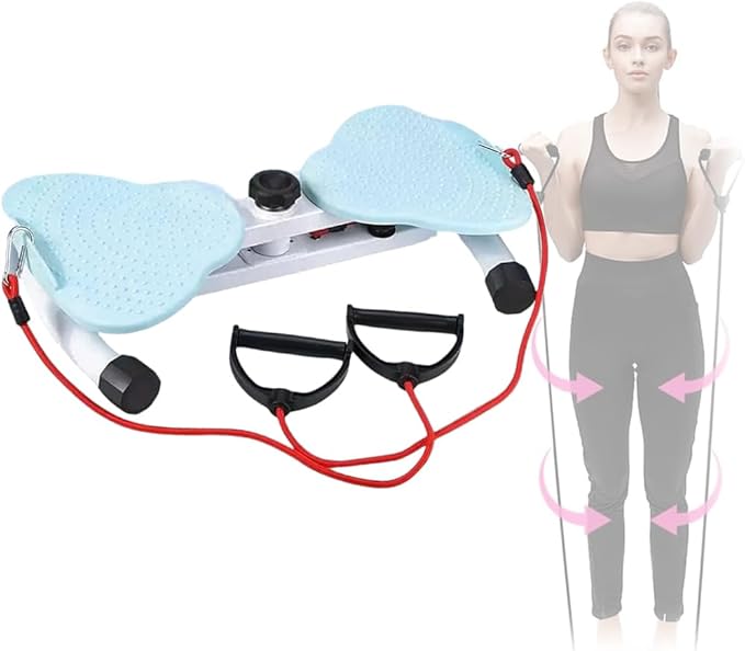 Waist Twisting Disc，ab Twister Machine，Massage Waist Twisting Board with Pull Rope，Waist Twisting Fitness Tool Standing，for Waist Twister Disk for Women Belly Fat